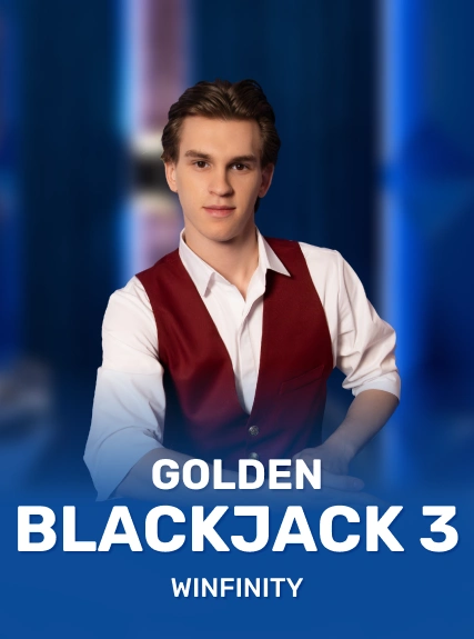 Golden Blackjack 3 game tile